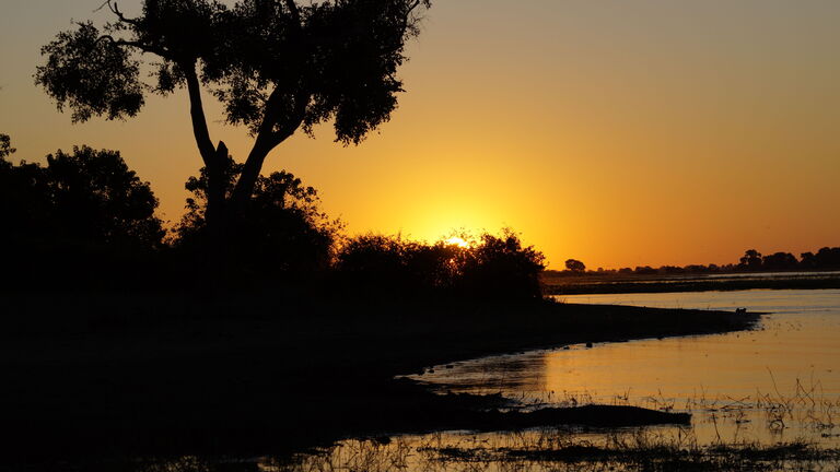 Mafwe Living Museum und Sonnenuntergangsboot