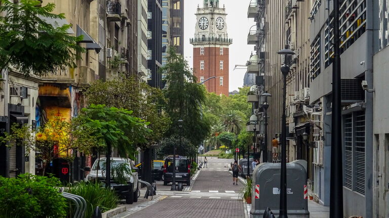 Erste Erkundung von Buenos Aires
